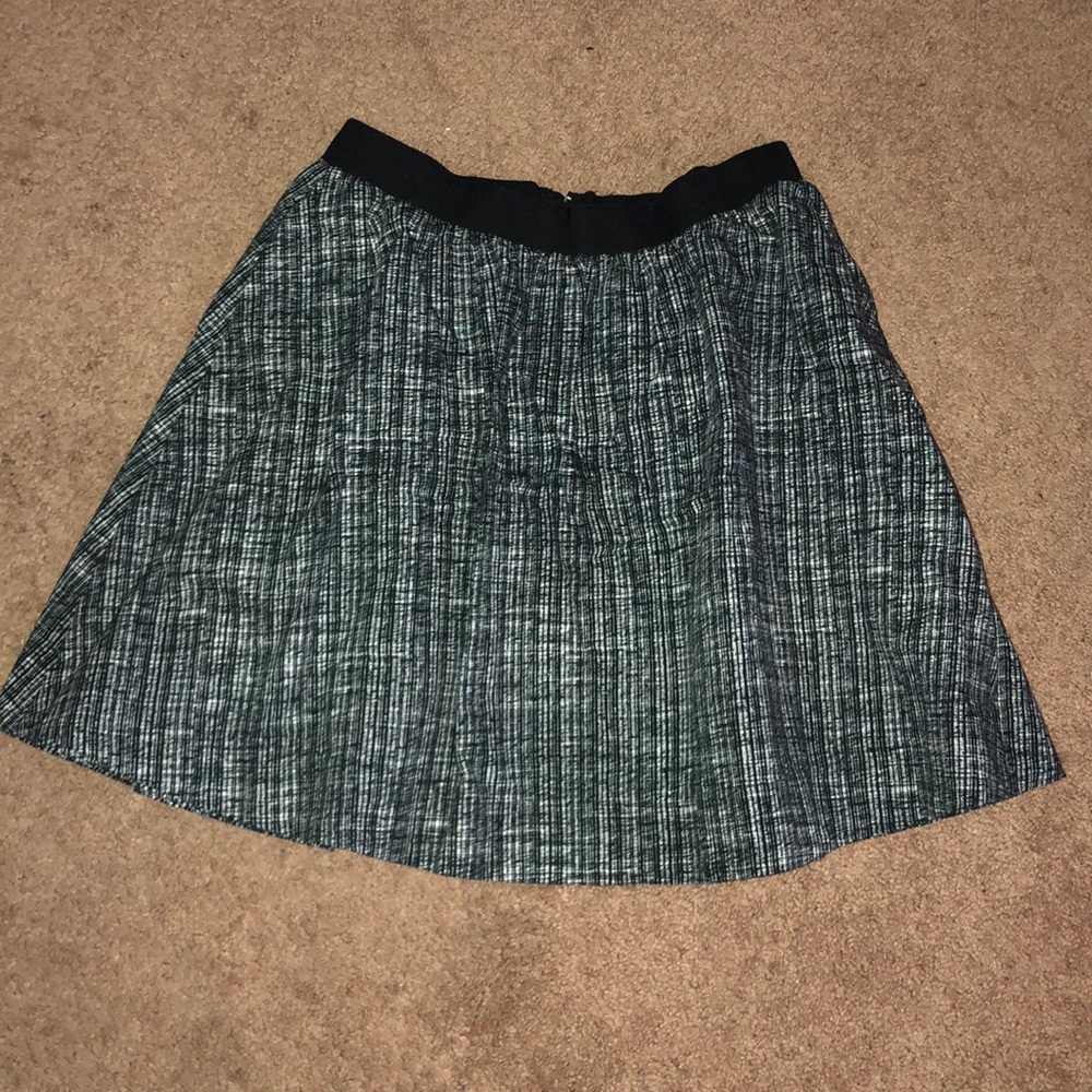 GAP Black and White Skater Skirt